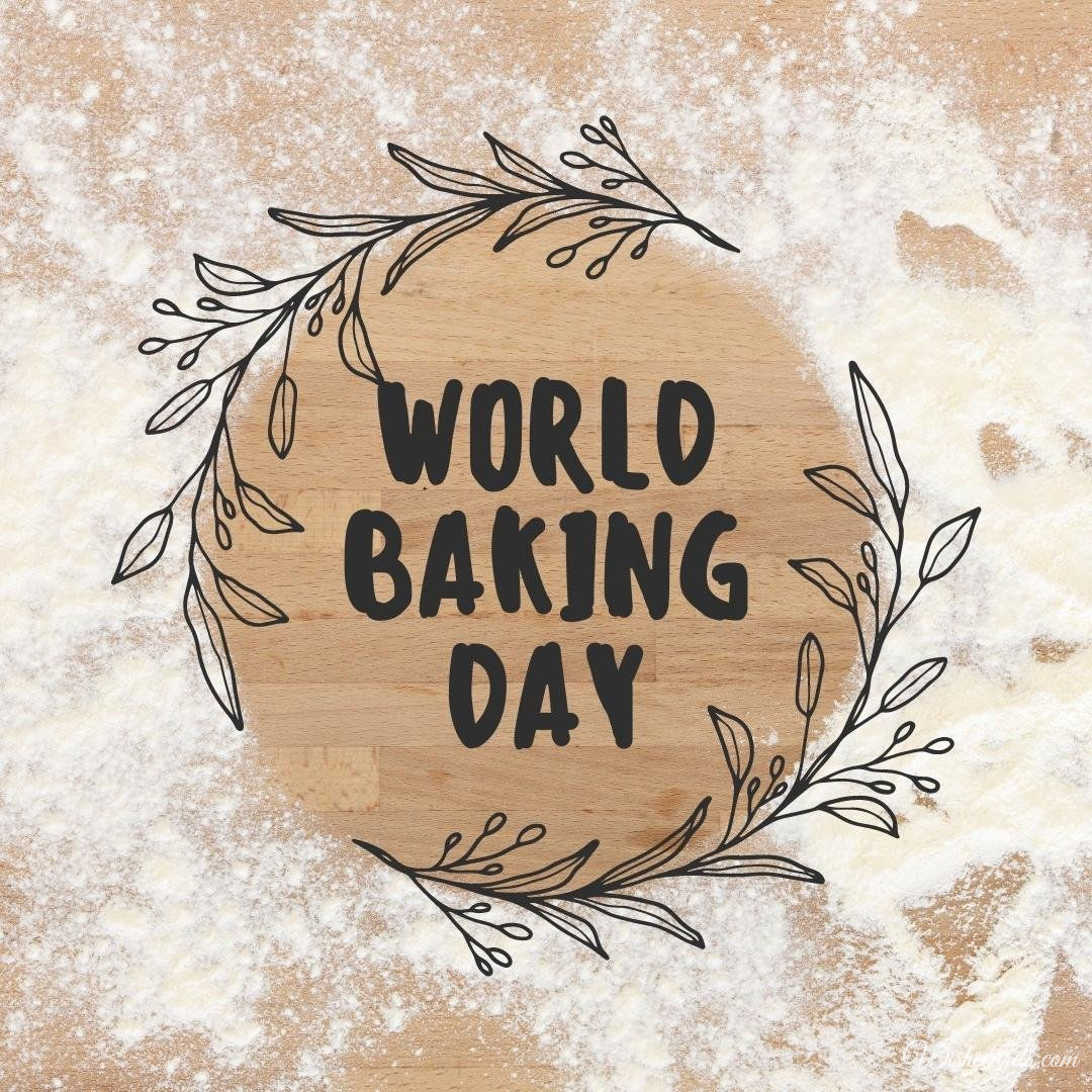 Inspiring World Baking Day Card