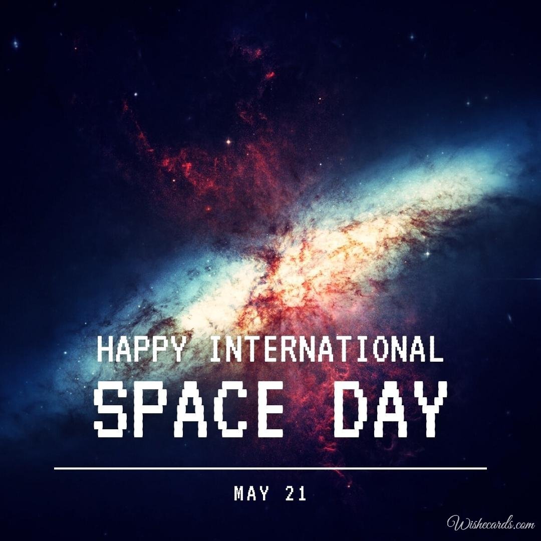 International Space Day Ecard