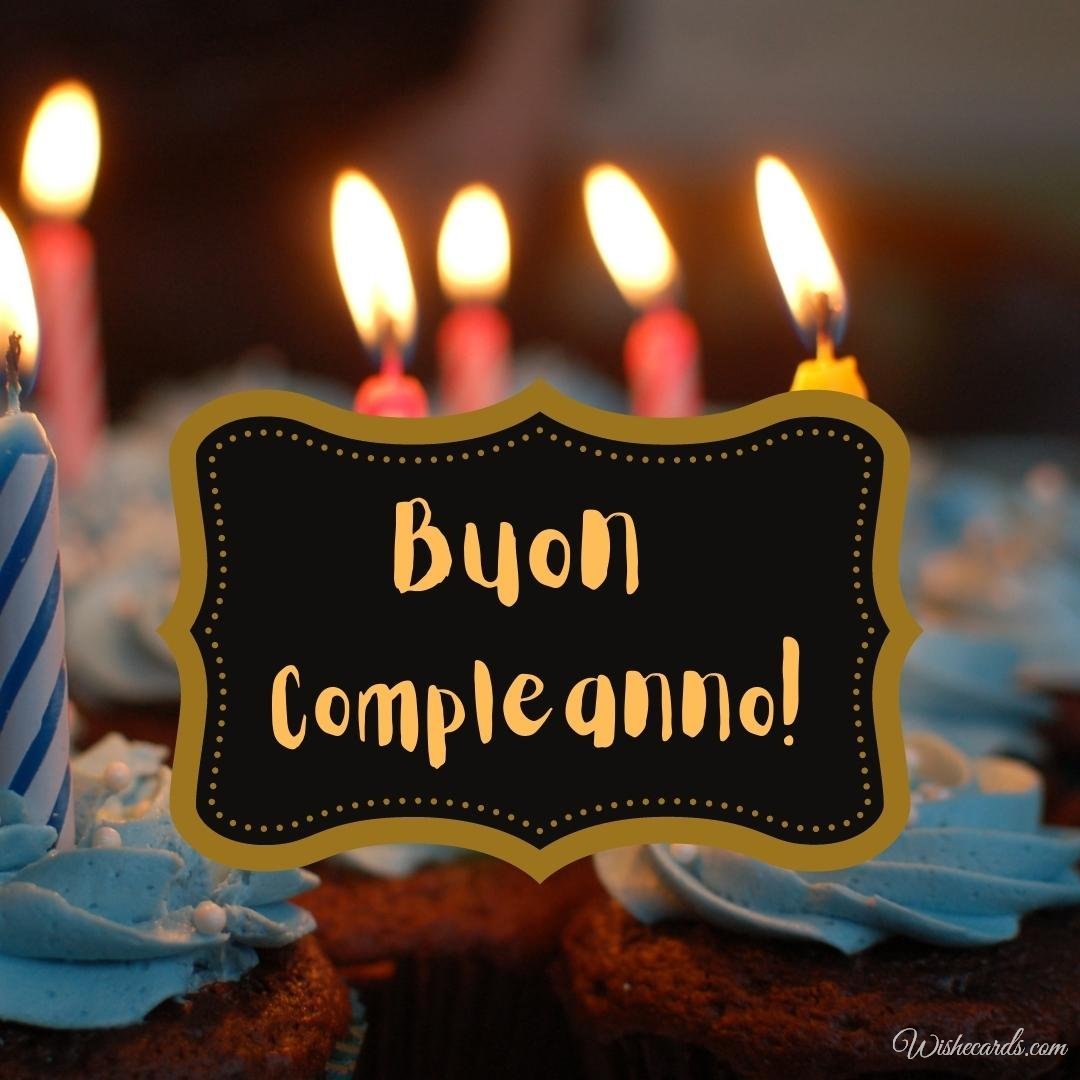 Italian Free Birthday Ecard