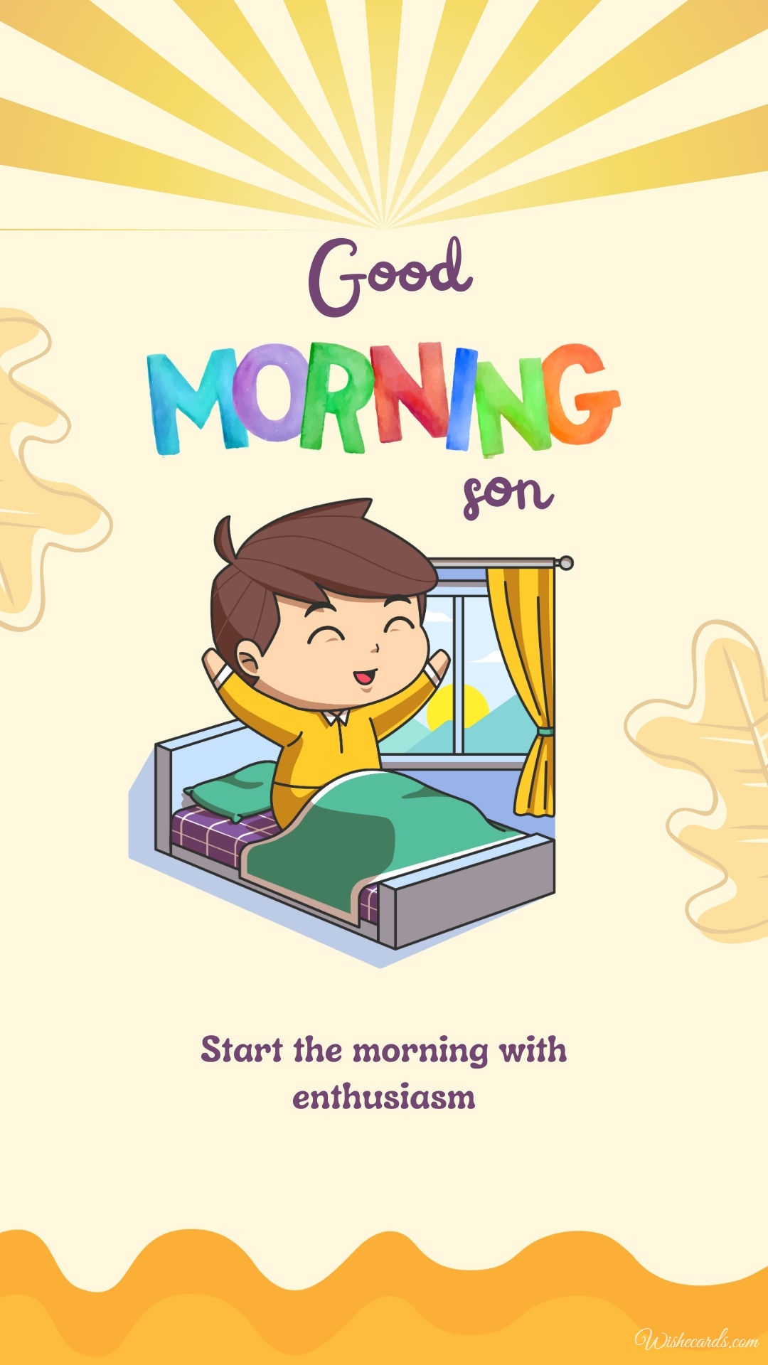 Good Morning for Son Images