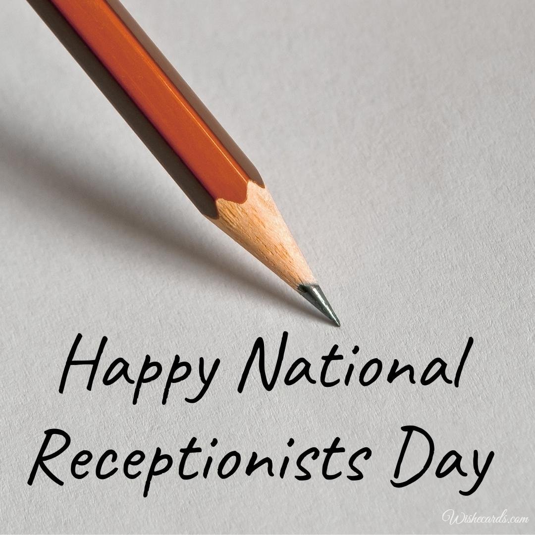 National Receptionists Day Picture With Text