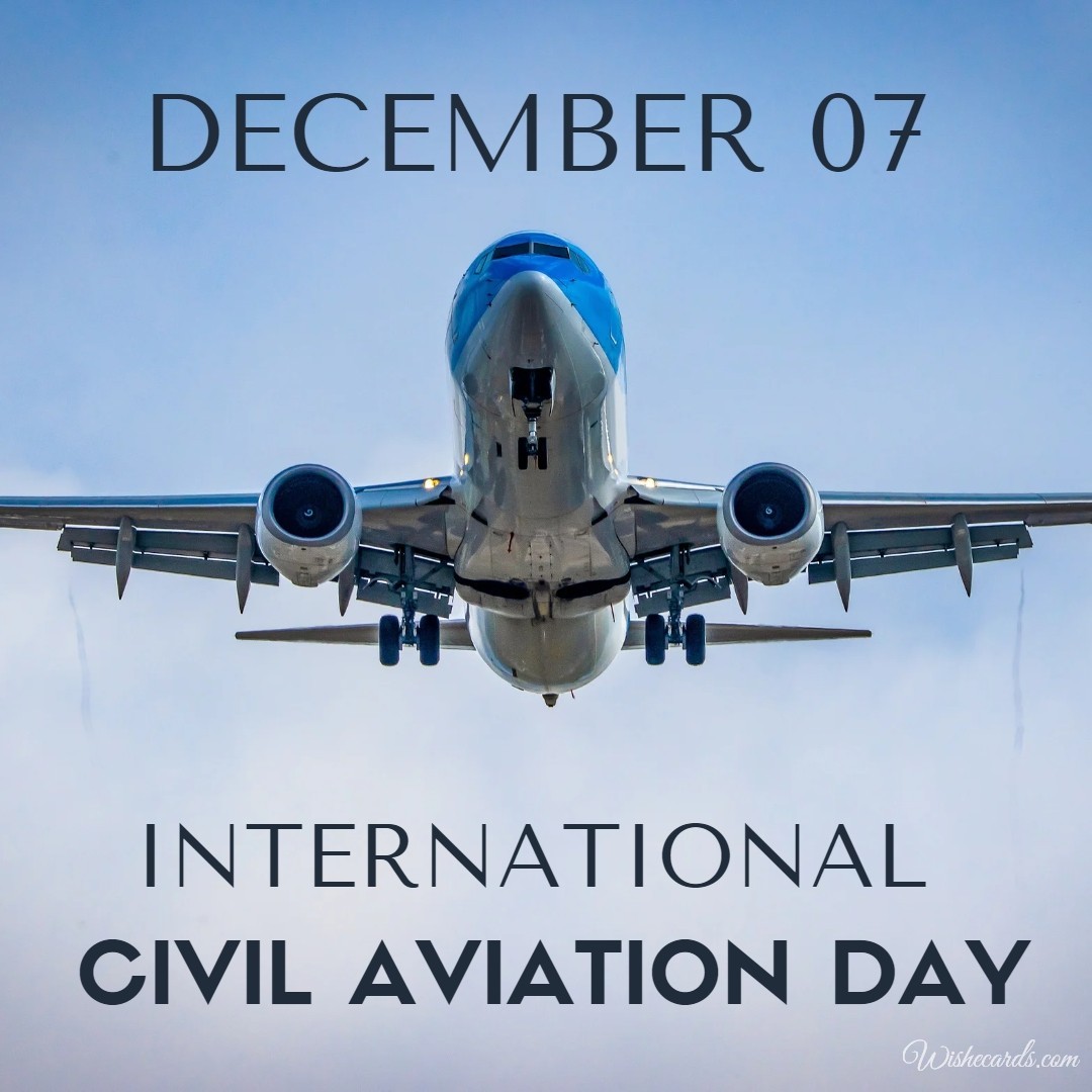 Nice Civil Aviation Day Card