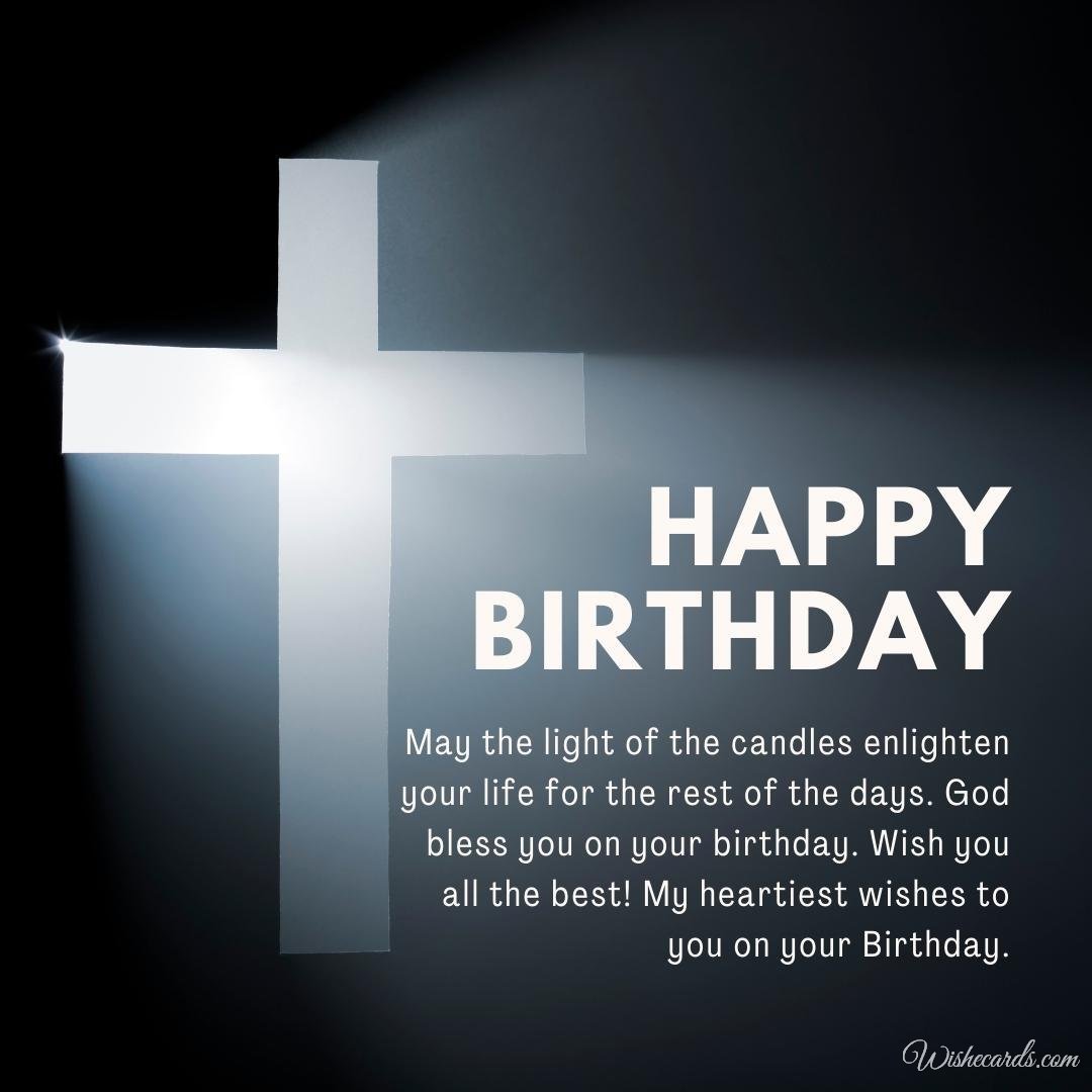 Religious Birthday Wish Ecard