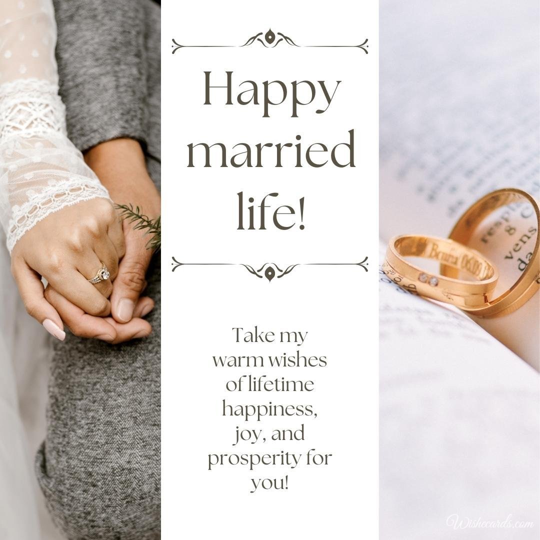 Romantic Wedding Picture For Groom With Text