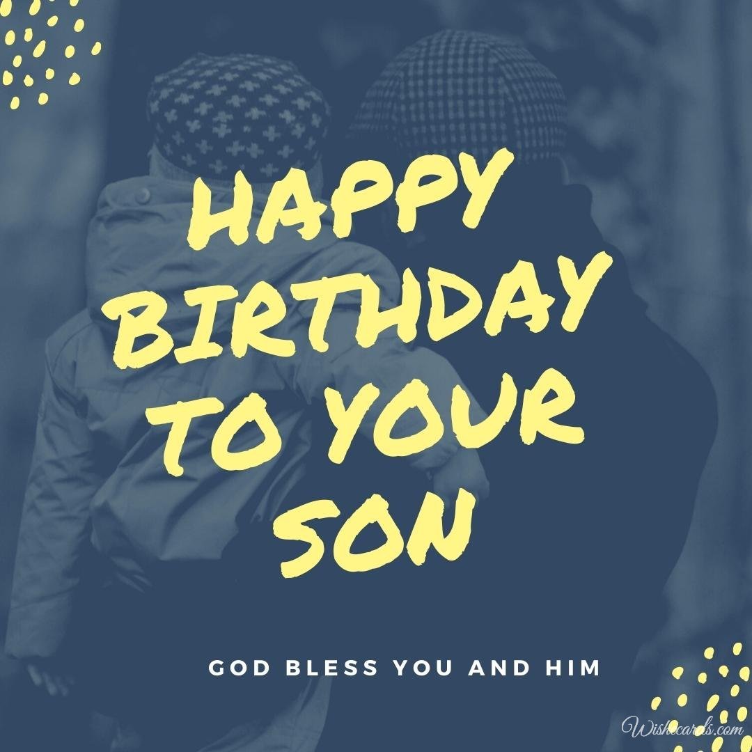 Son Happy Birthday Card For Husband