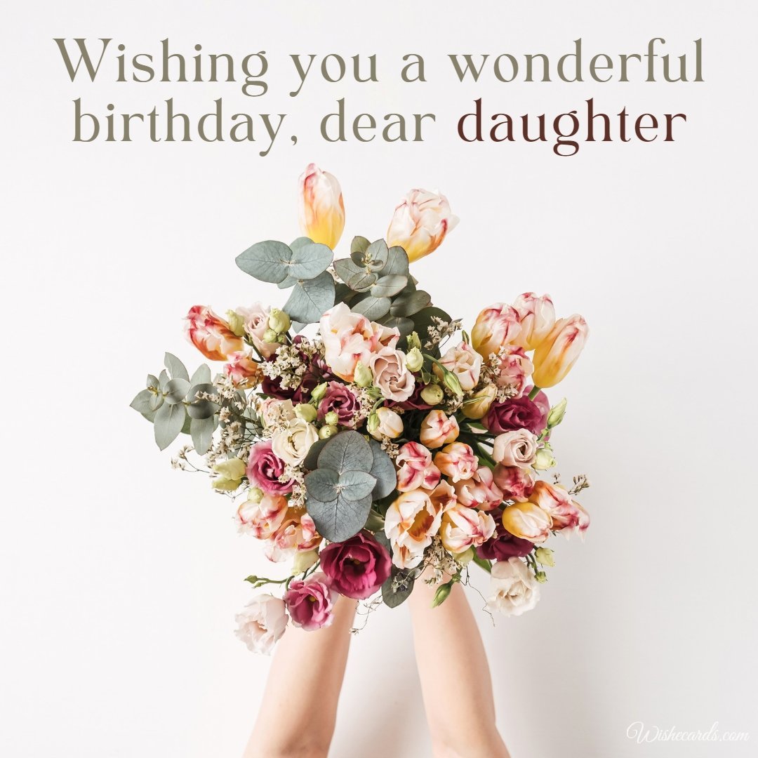Special Birthday Card for Daughter