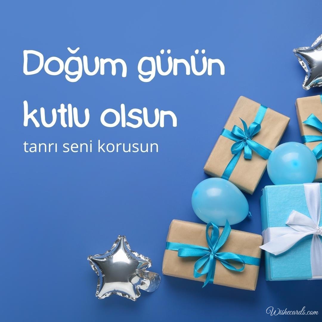 Turkish Happy Birthday Wish Ecard