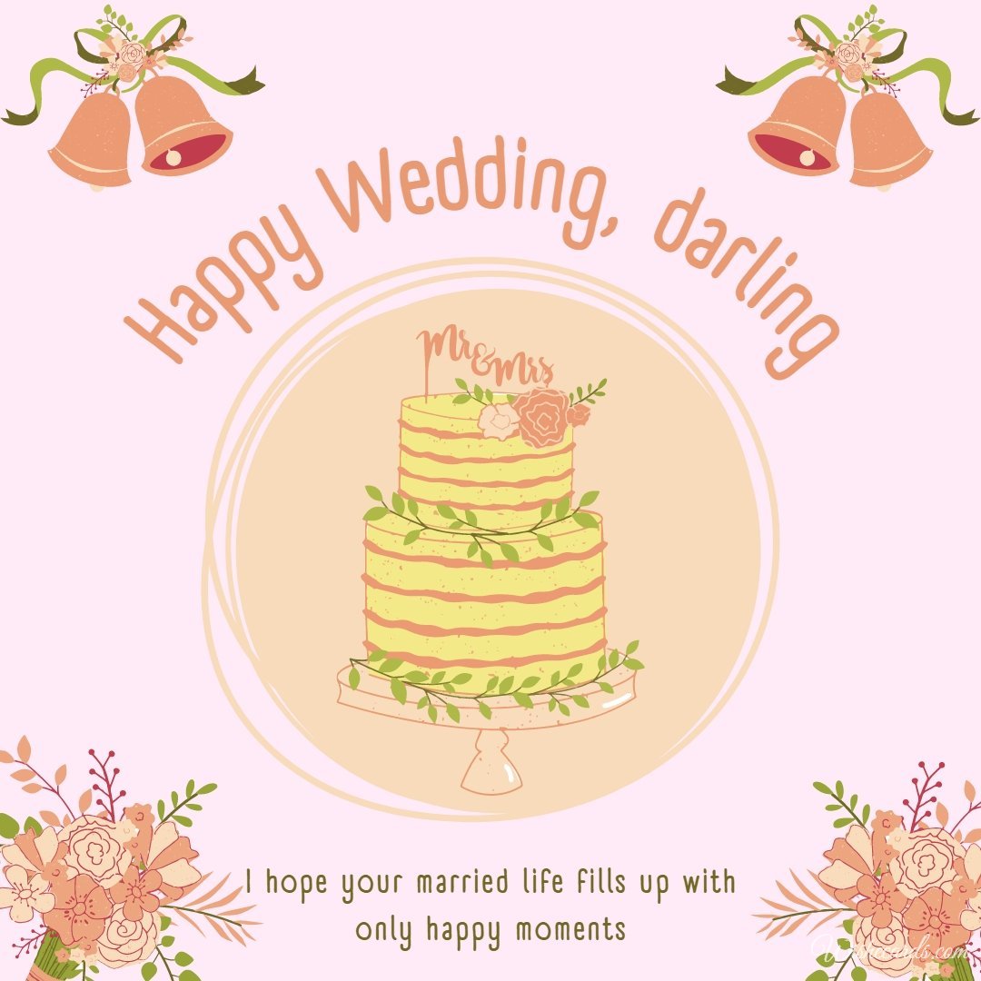 Wedding Greeting Ecard For Bride