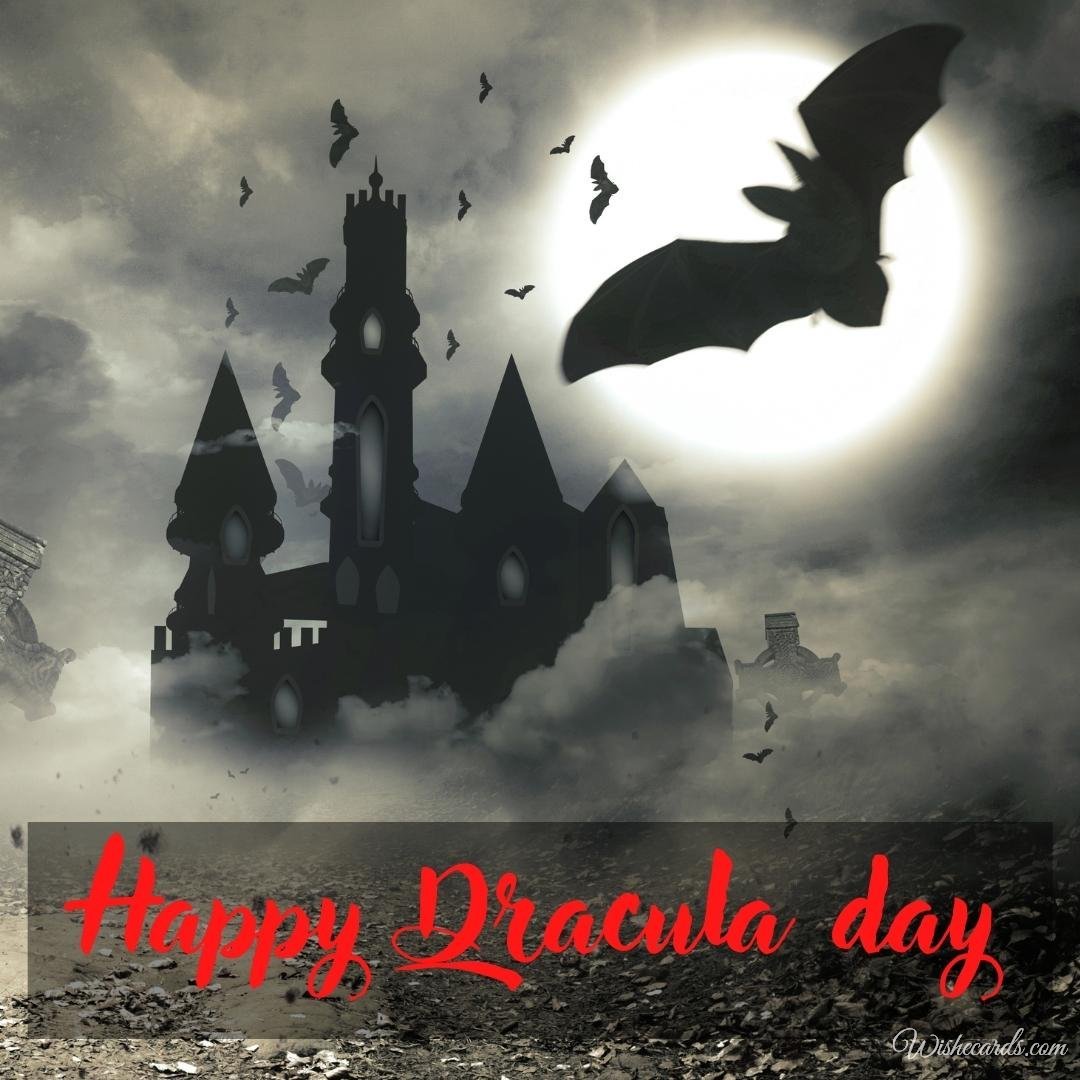 World Dracula Day Picture With Text