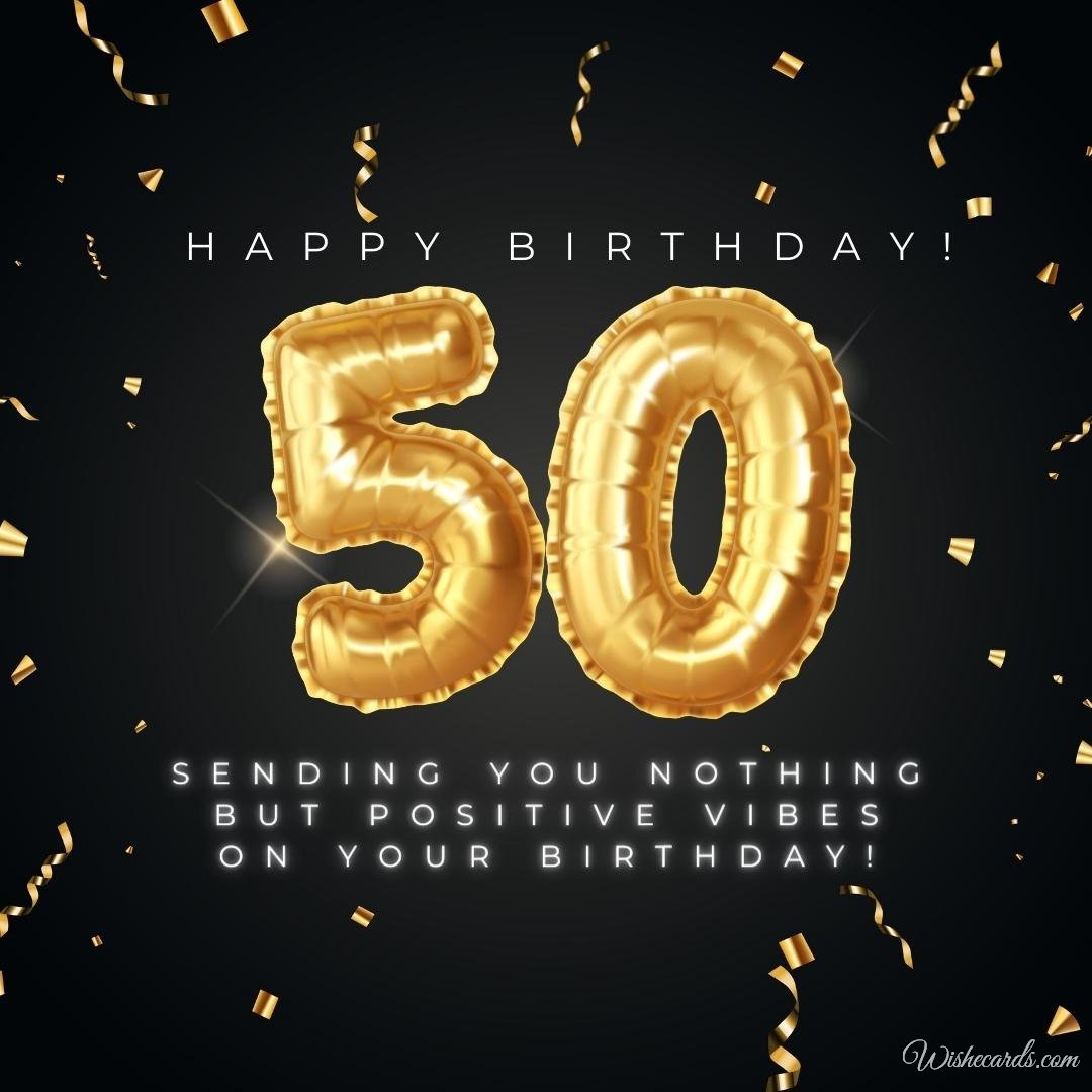 50th Birthday Free Ecard