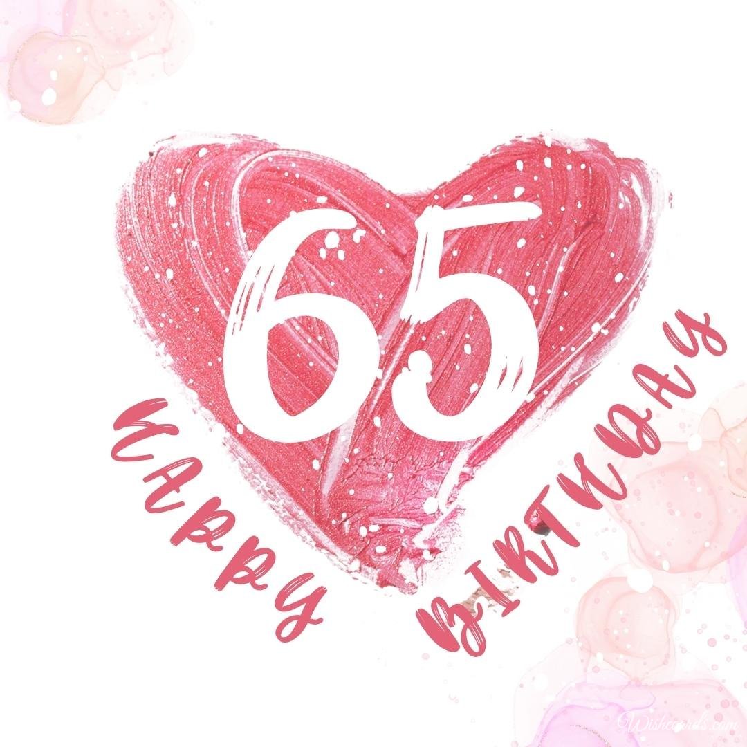 65th Birthday Ecard