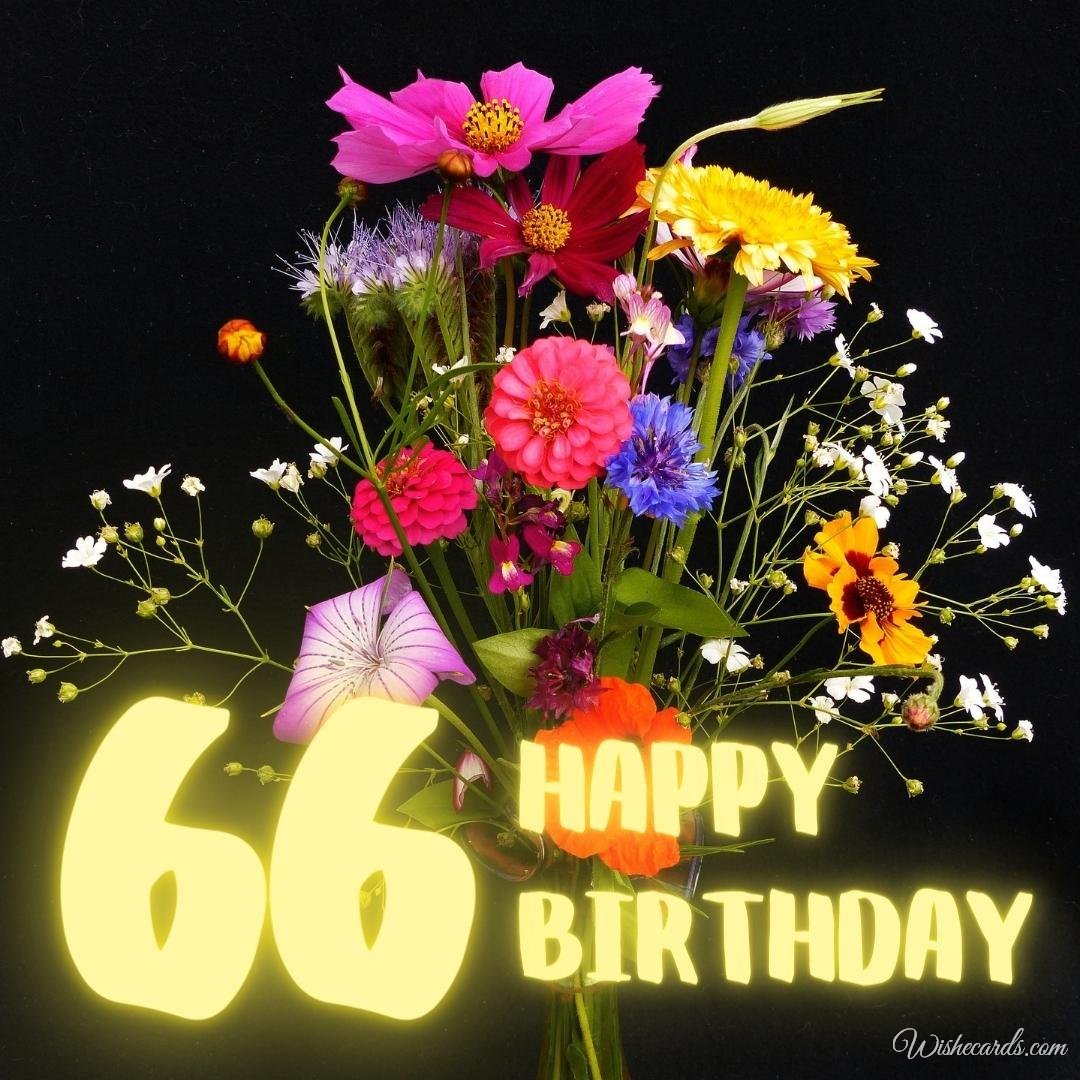 66th Birthday Ecard