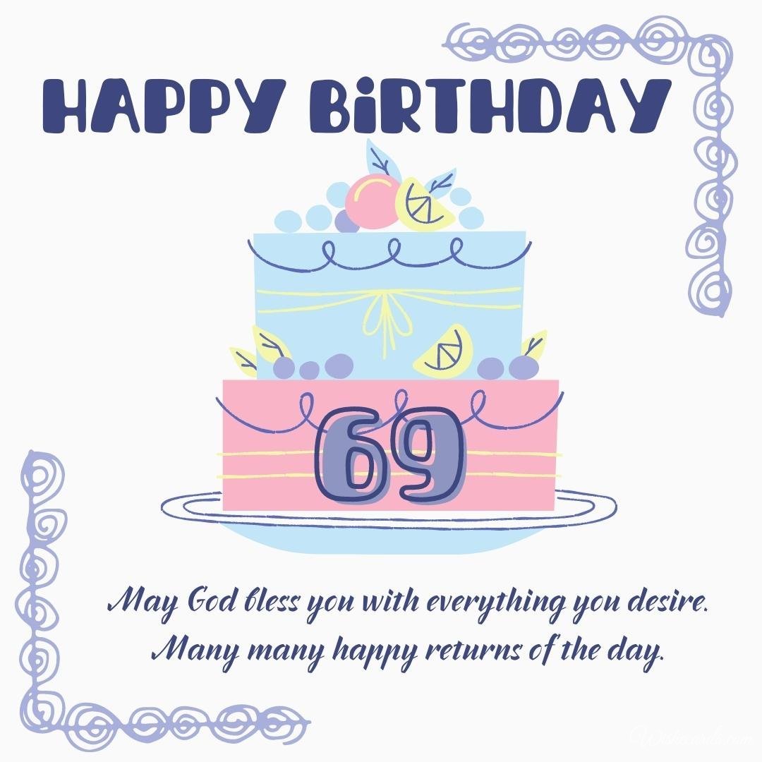 69th Birthday Wish Ecard