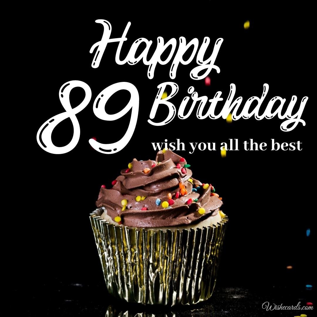 89th Birthday Wish Ecard