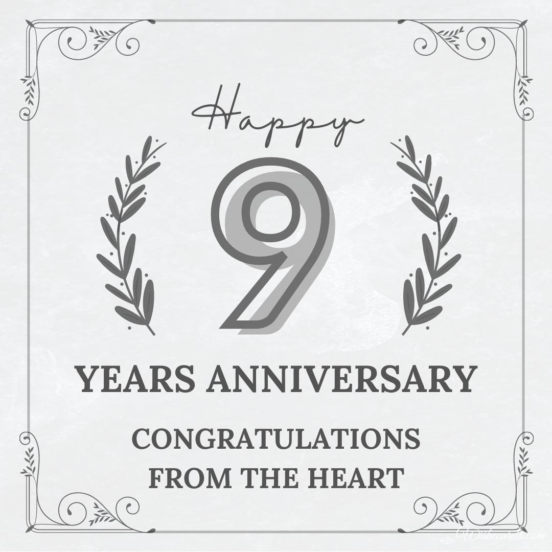 9th Anniversary Ecard