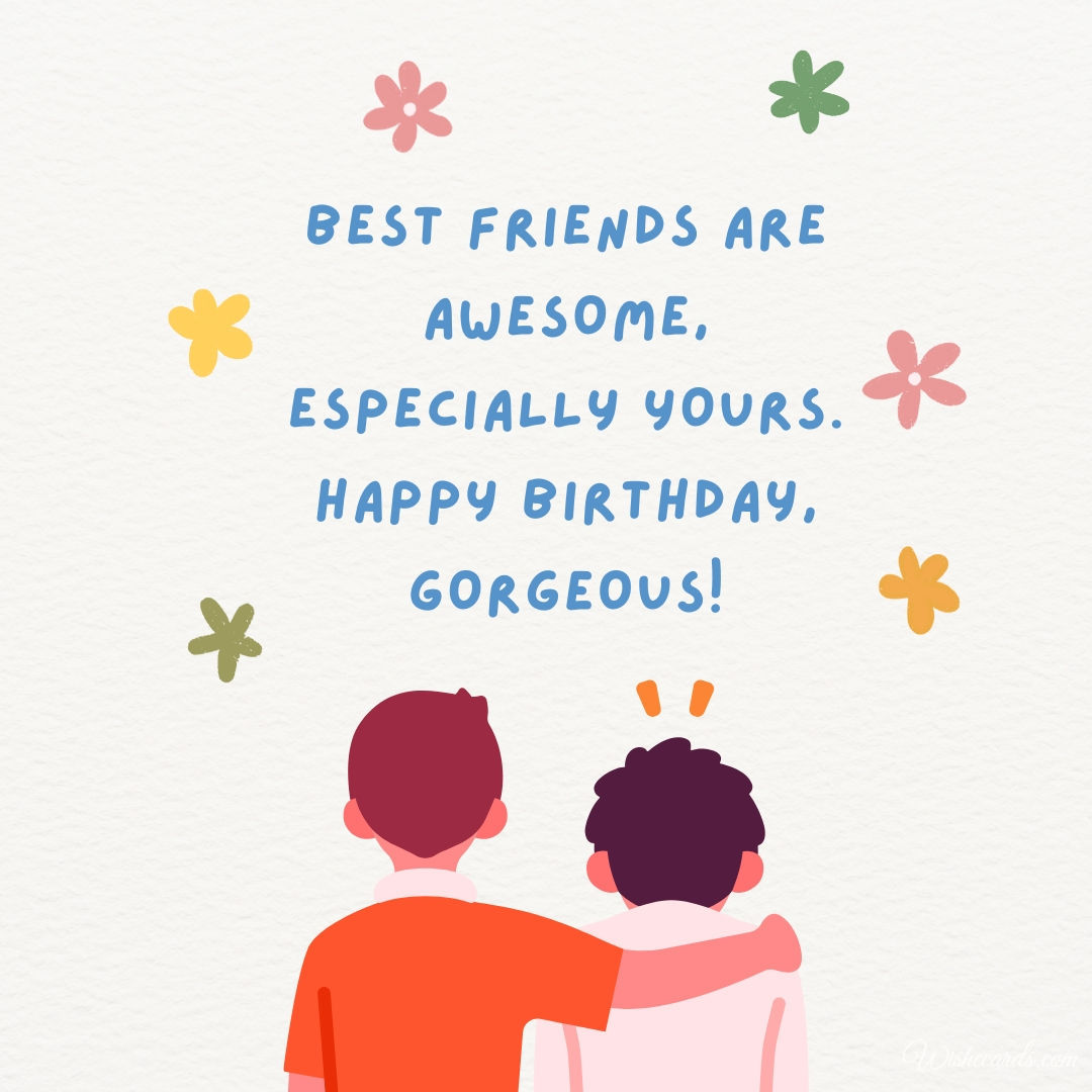 A Birthday Card for Best Friend