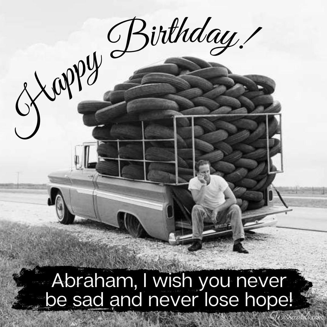 Abraham Happy Birthday