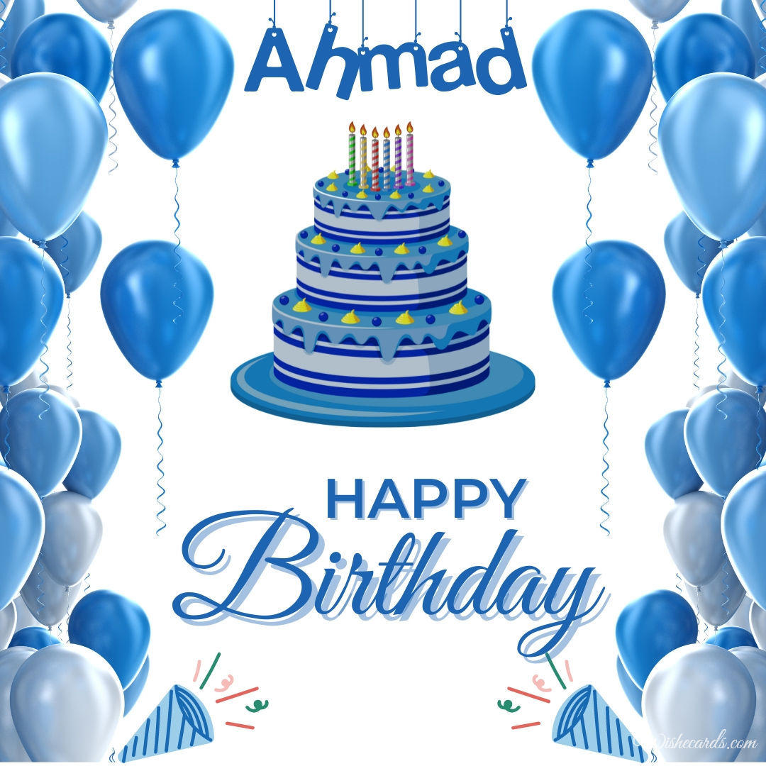 Ahmad Birthday Cake Pic
