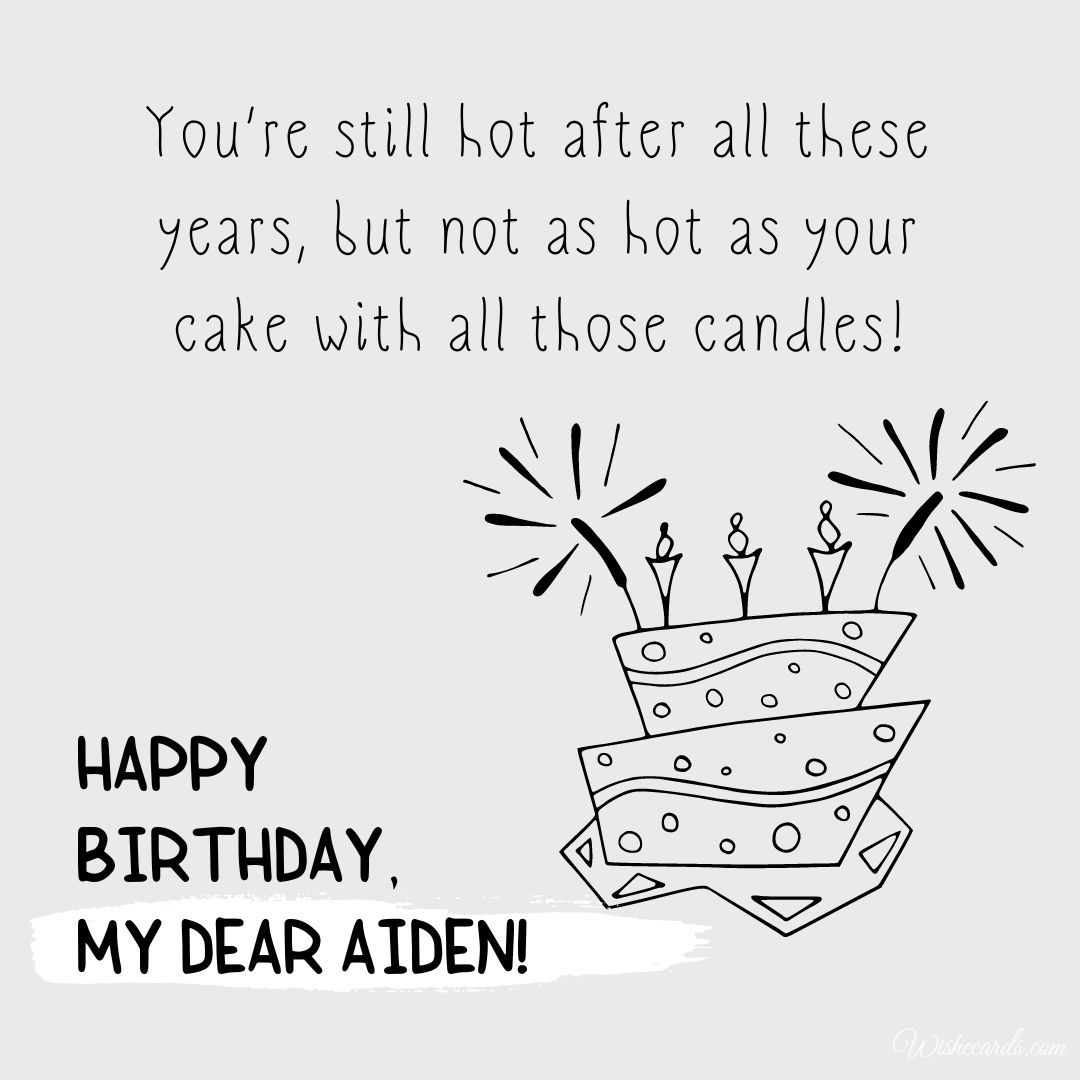 Aiden Happy Birthday