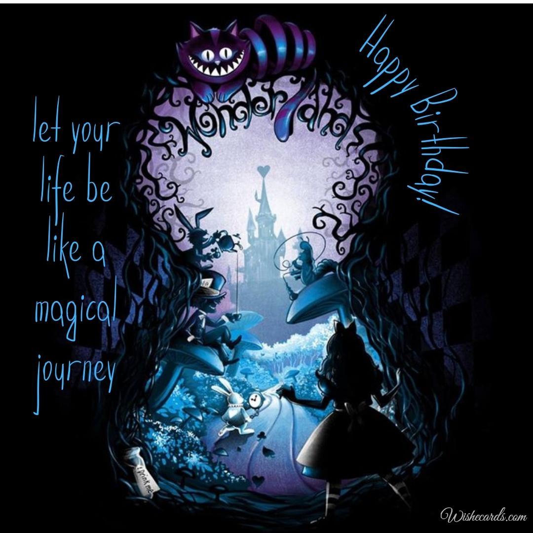 Alice in Wonderland Greeting Card