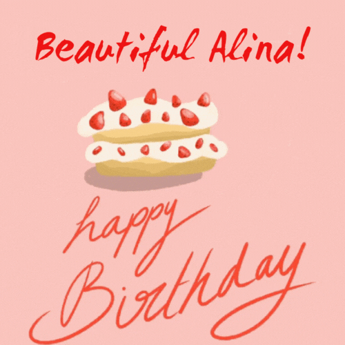 Alina Happy Birthday Cake