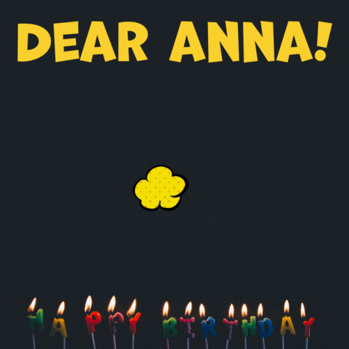 Animated Happy Birthday Anna