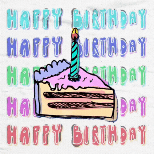 Animated Happy Birthday Cake Image