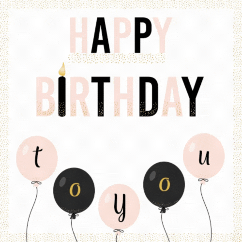Animated Happy Birthday Text
