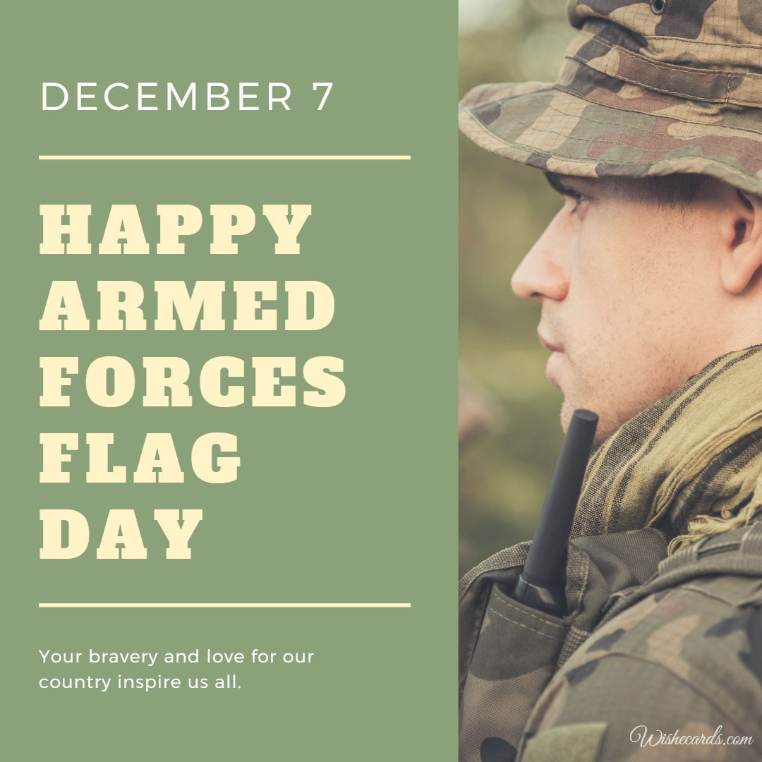Armed Forces Flag Day Ecard