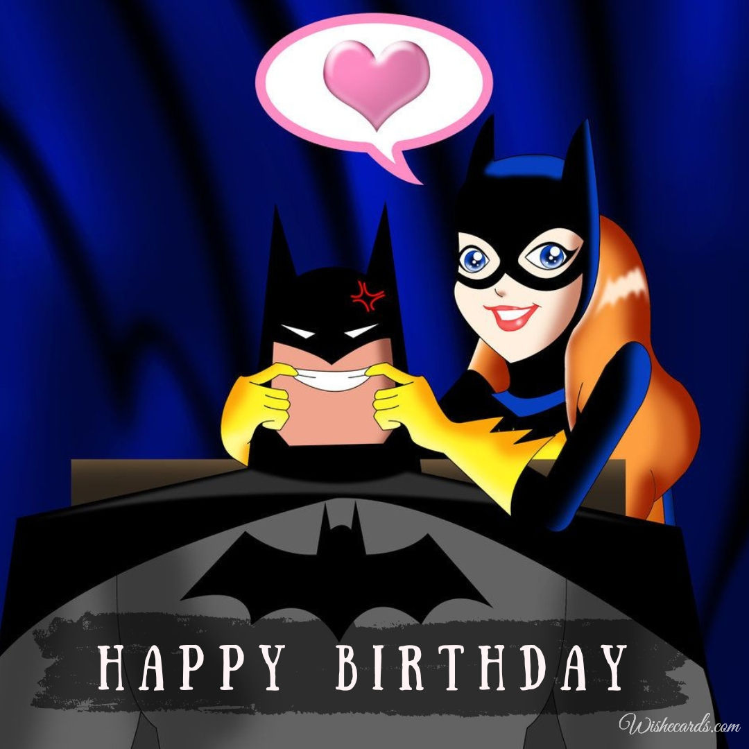 Batman Birthday Card