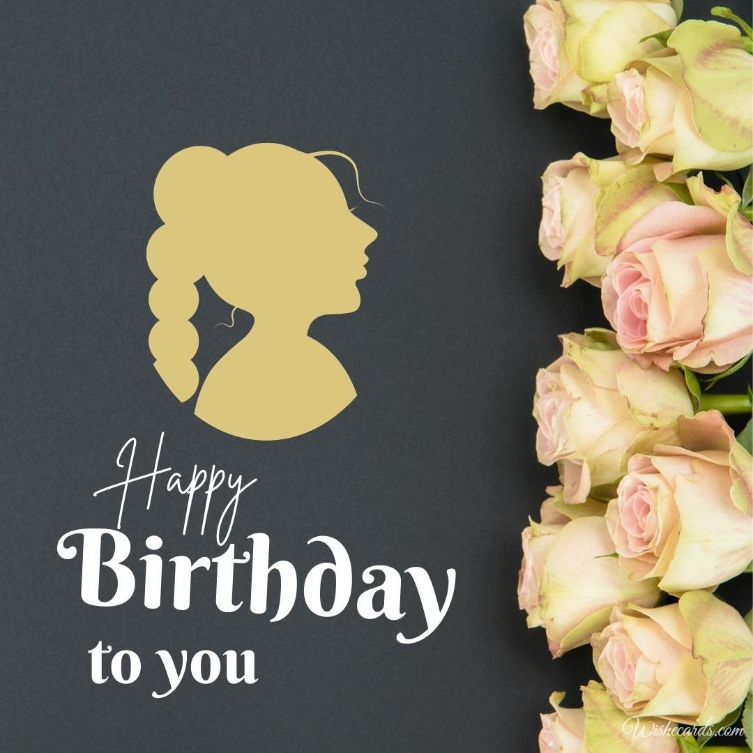Beautiful Birthday Card For Her