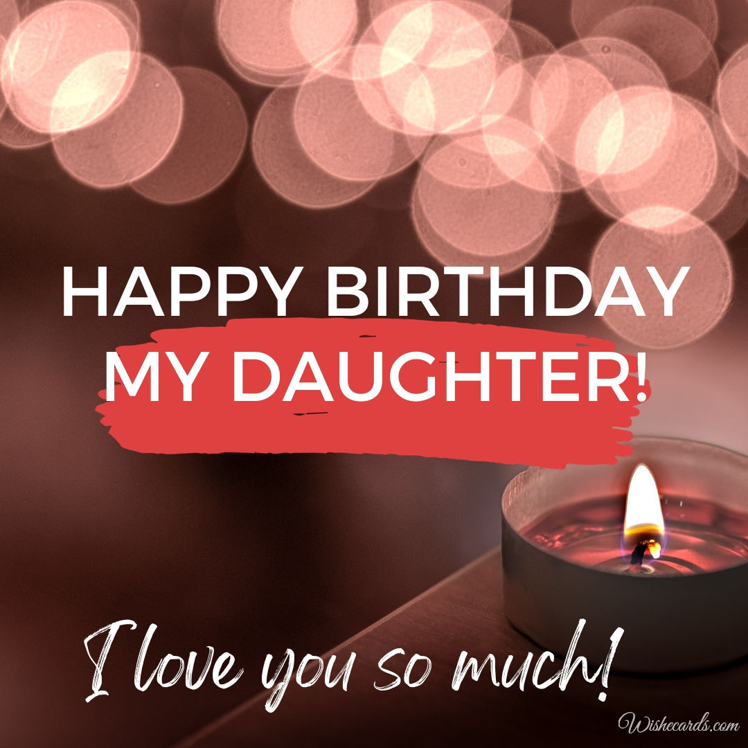 Beautiful Birthday Image for Daughter
