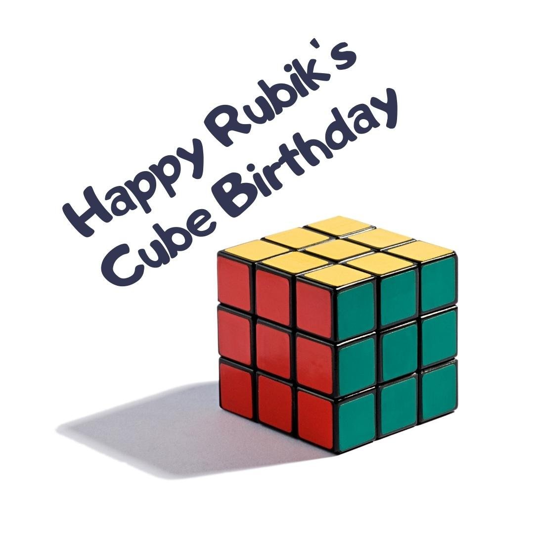 Beautiful Birthday Of The Rubiks Cube Picture