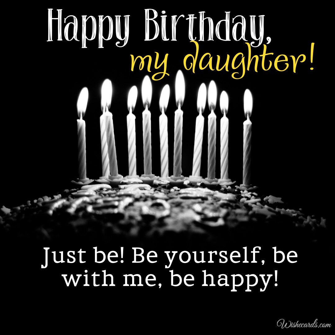 Beautiful Daughter Birthday Card