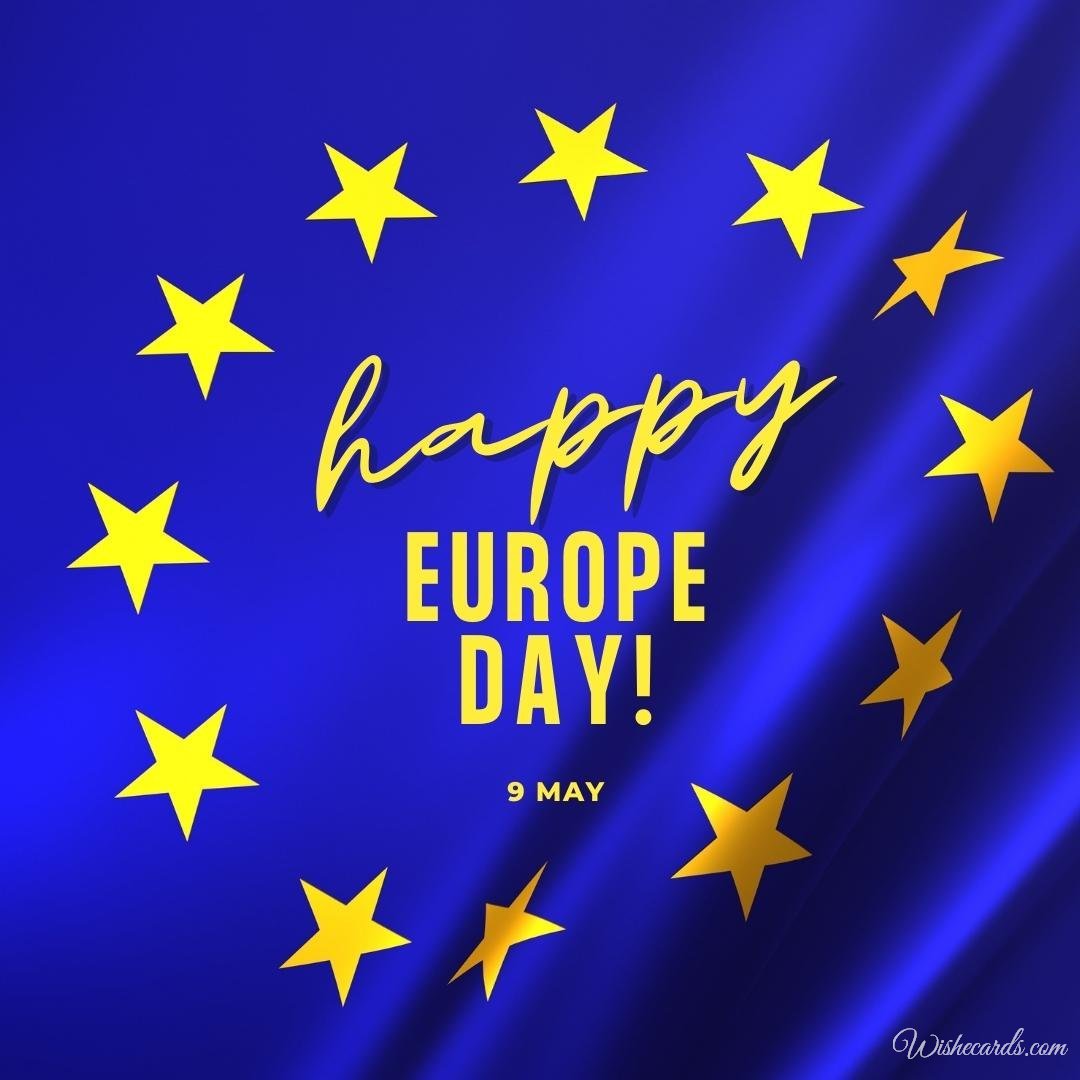 Beautiful Europe Day In The European Union Ecard