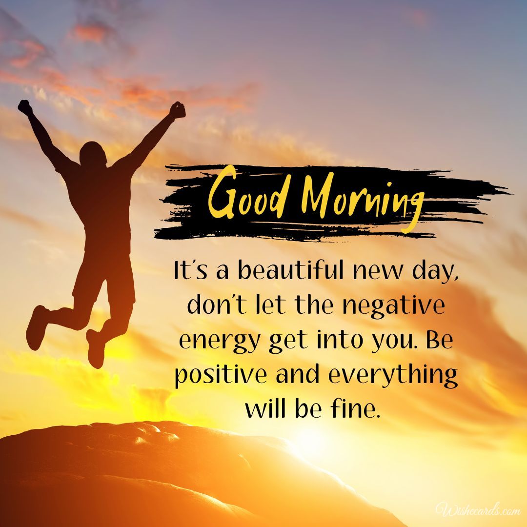 Beautiful Good Morning Image with Quote