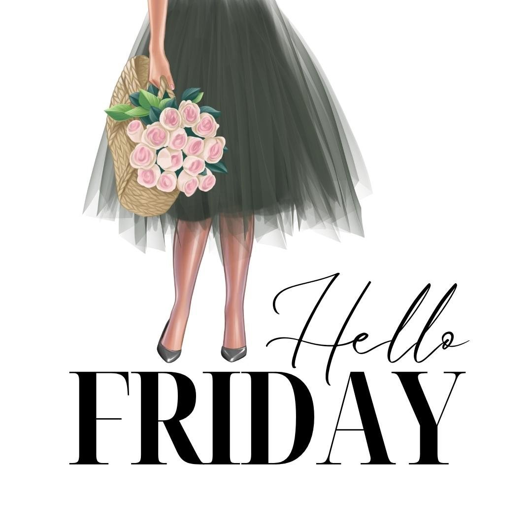 Beautiful Hello Friday Card