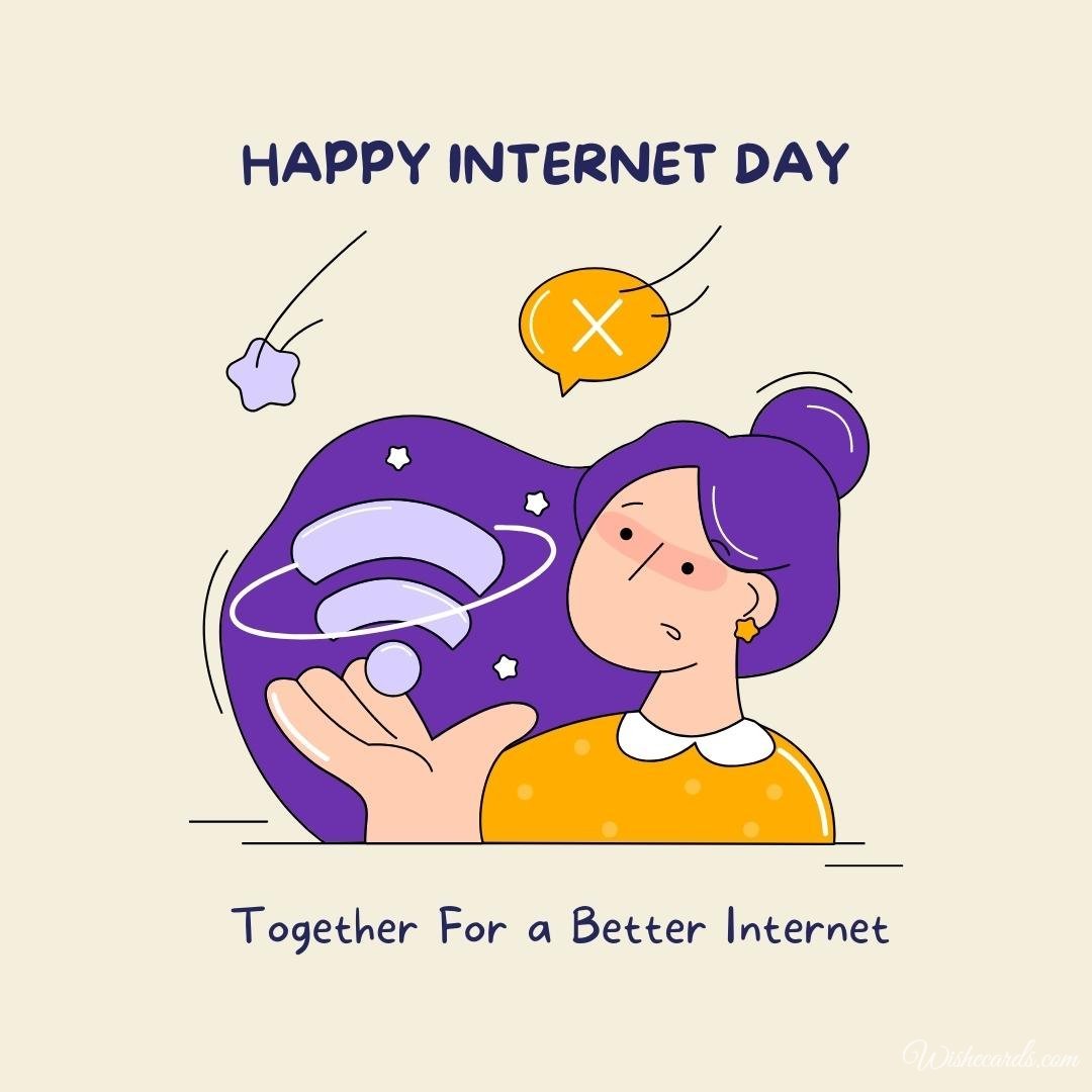 Beautiful International Internet Day Picture