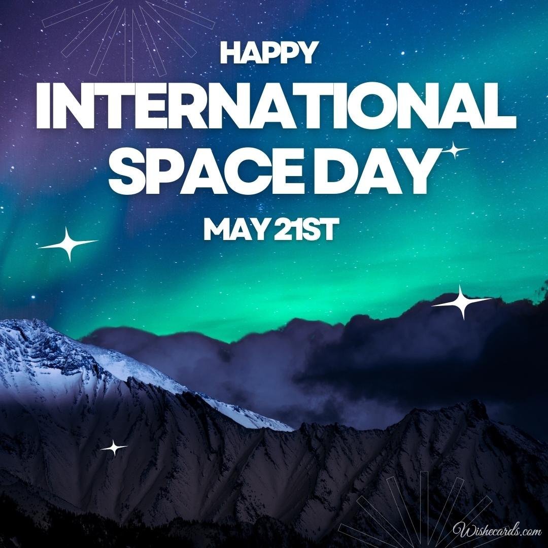Beautiful International Space Day Picture