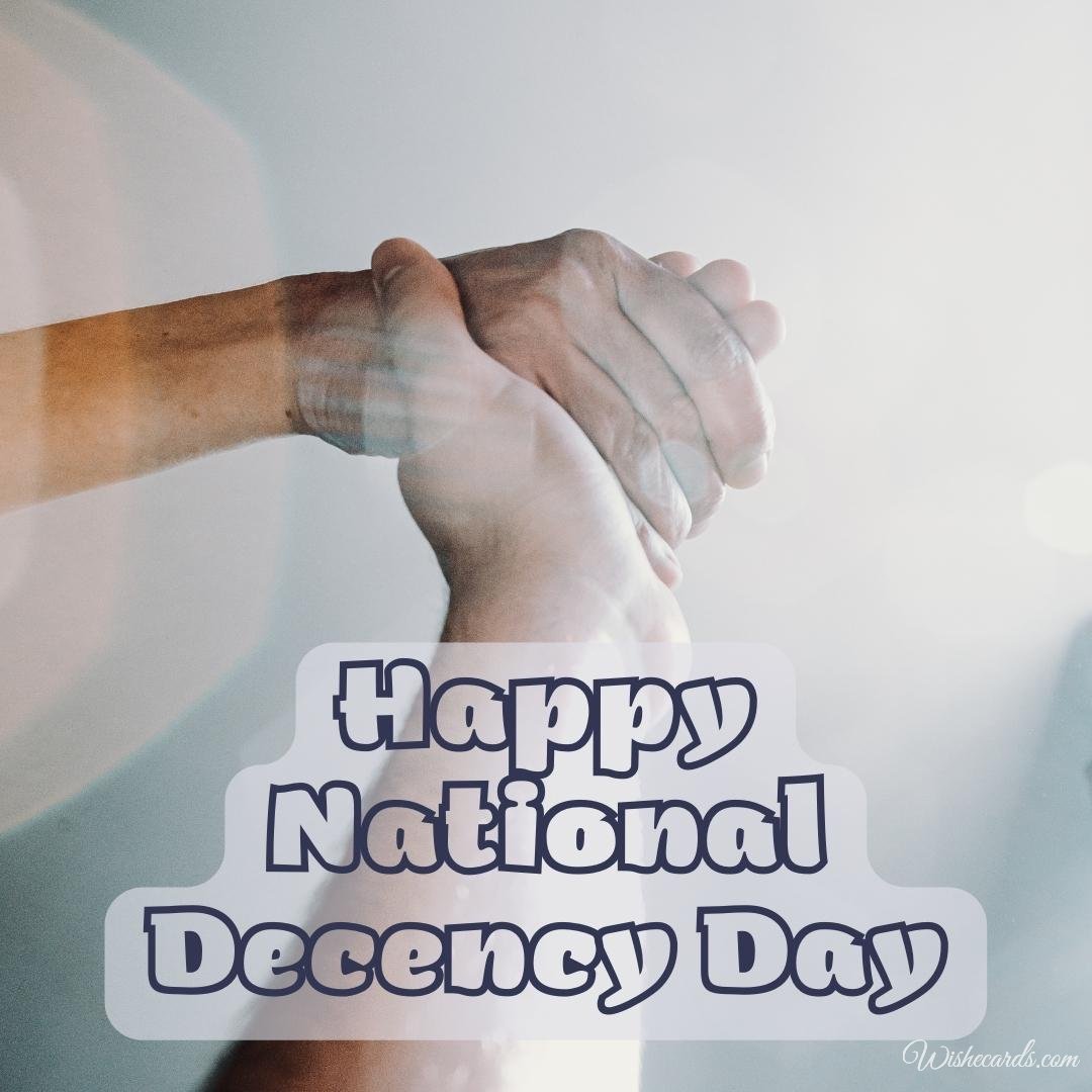 Beautiful National Decency Day Picture