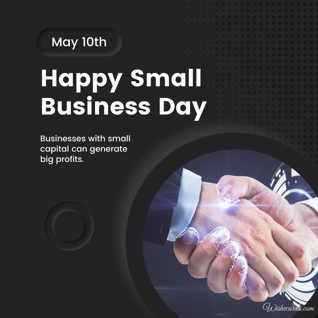 Beautiful National Small Business Day Picture