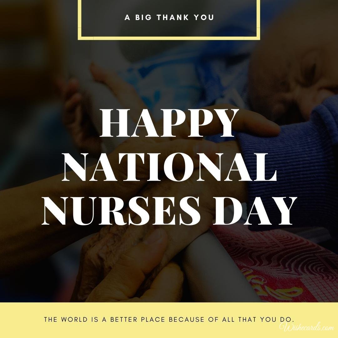 Beautiful National Student Nurses Day Ecard
