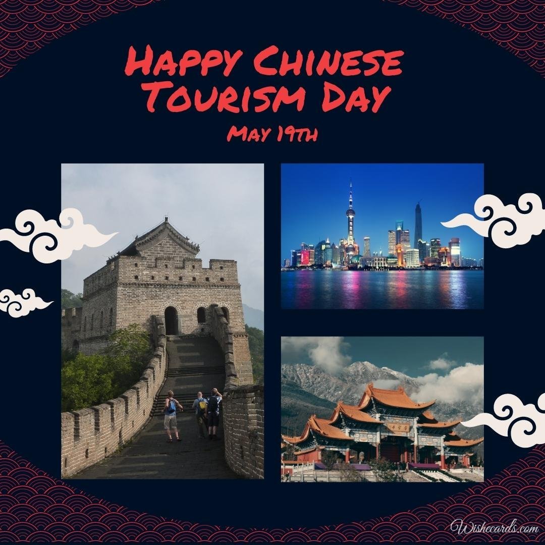 Beautiful National Tourism Day In China Ecard