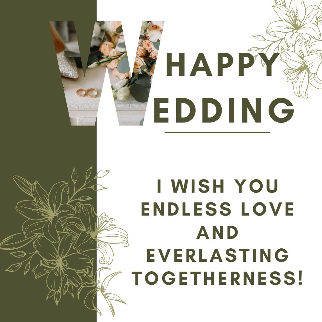 Beautiful Original Wedding Image With Text