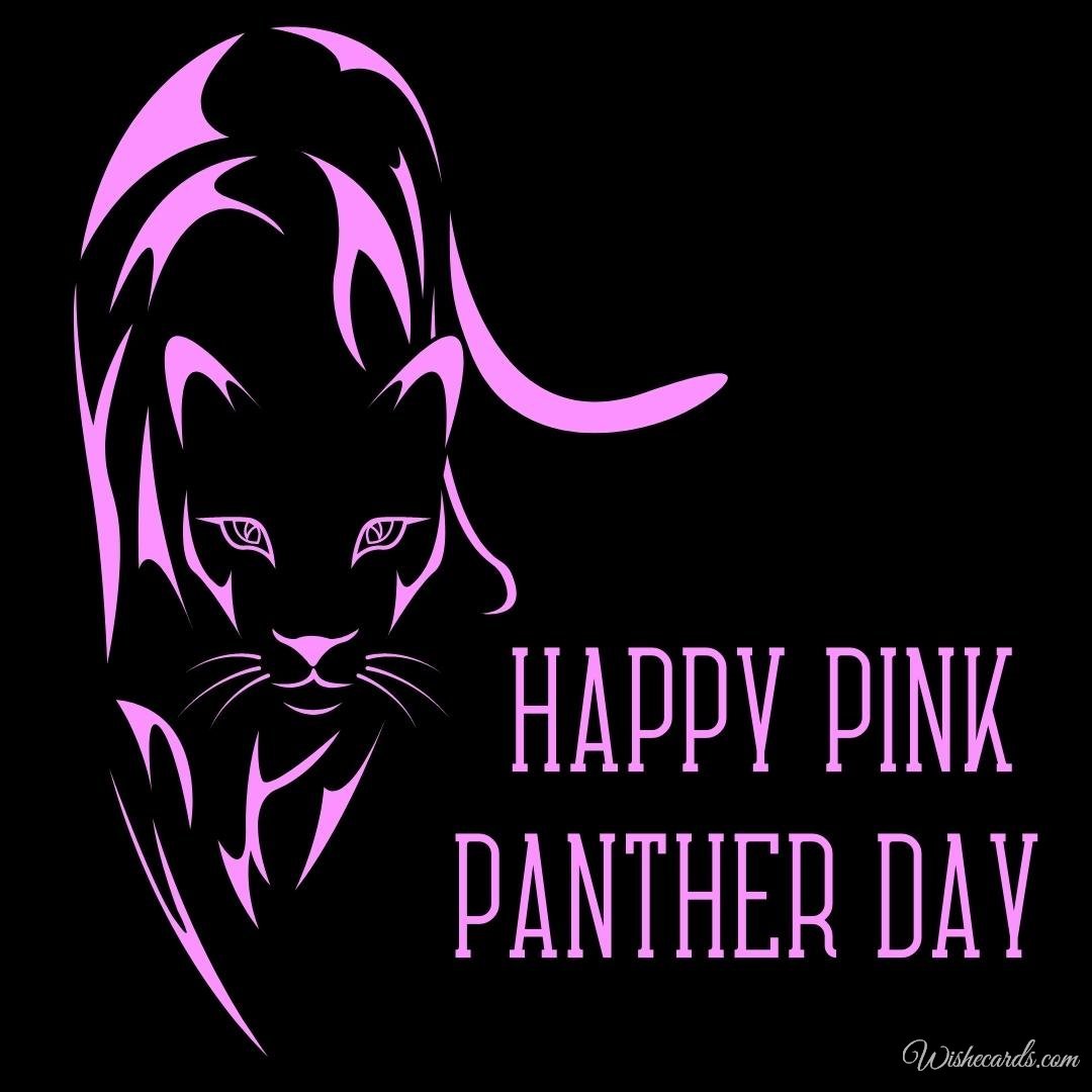 Beautiful Pink Panther Day Cards With Wishes