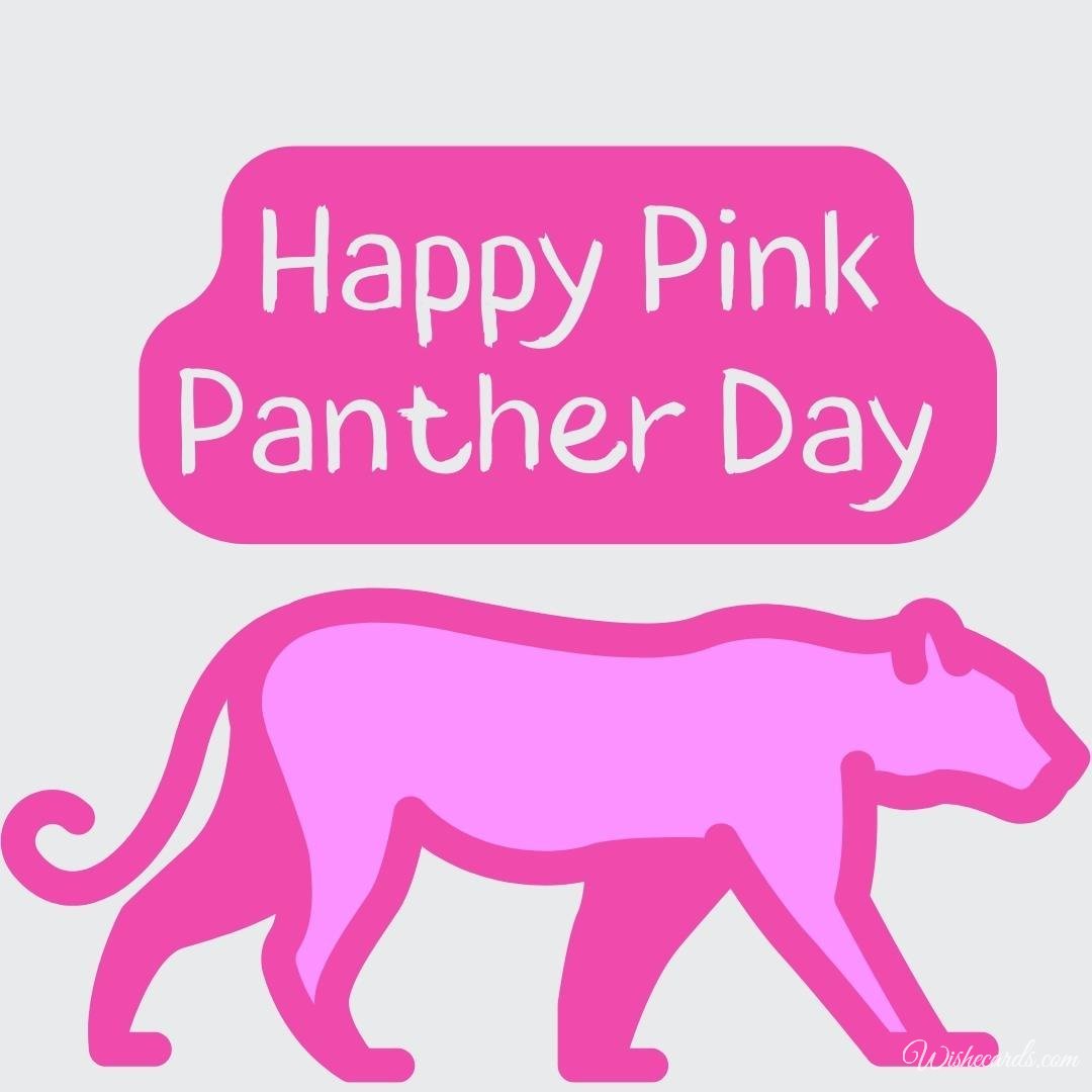 Beautiful Pink Panther Day Picture