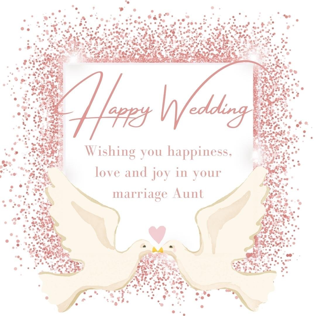 Beautiful Wedding Ecard For Aunt
