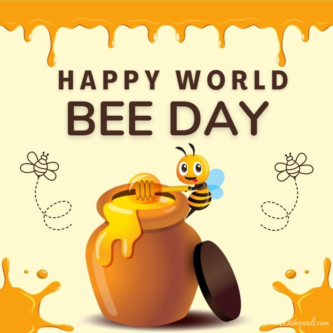 Beautiful World Bee Day Picture