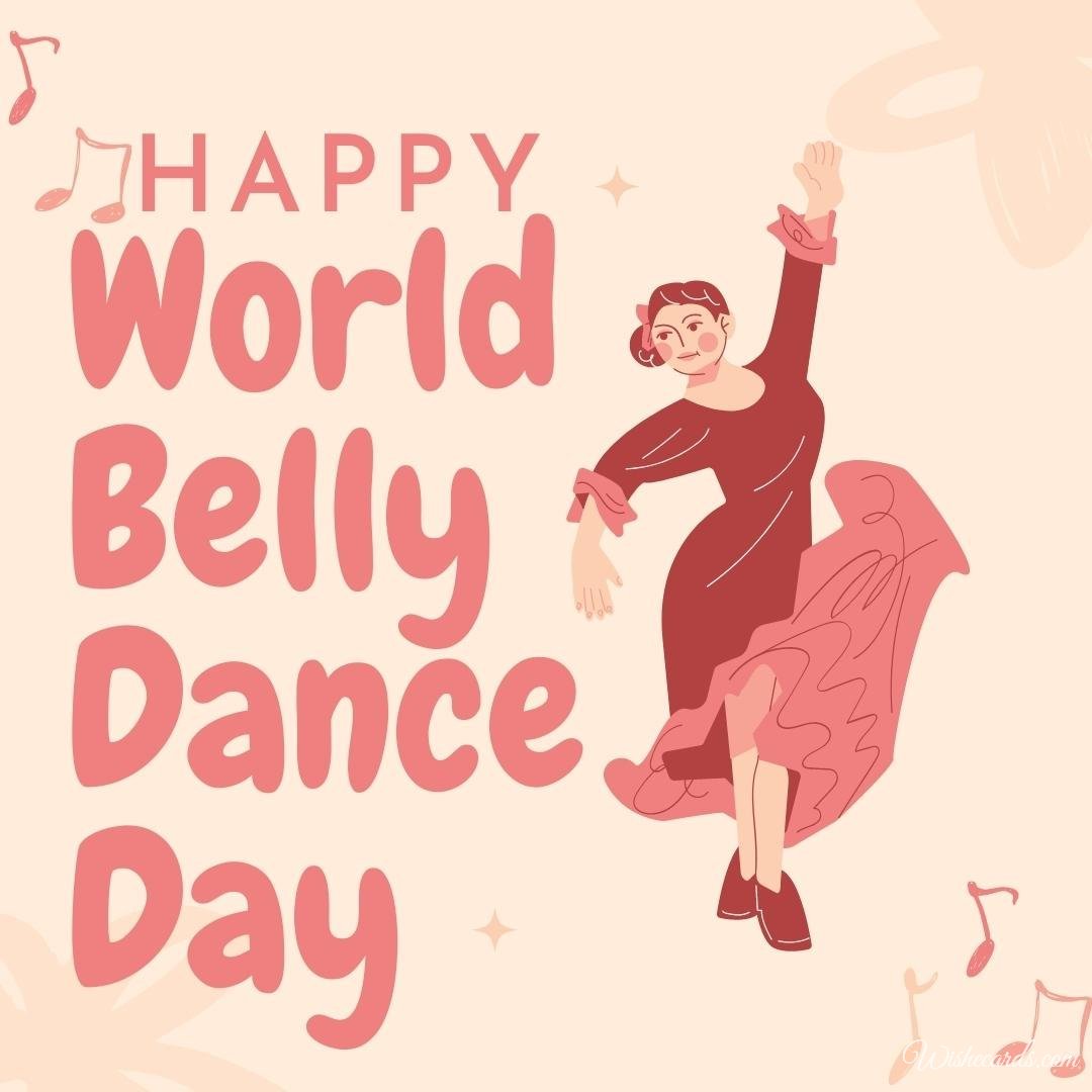 Beautiful World Belly Dance Day Ecard