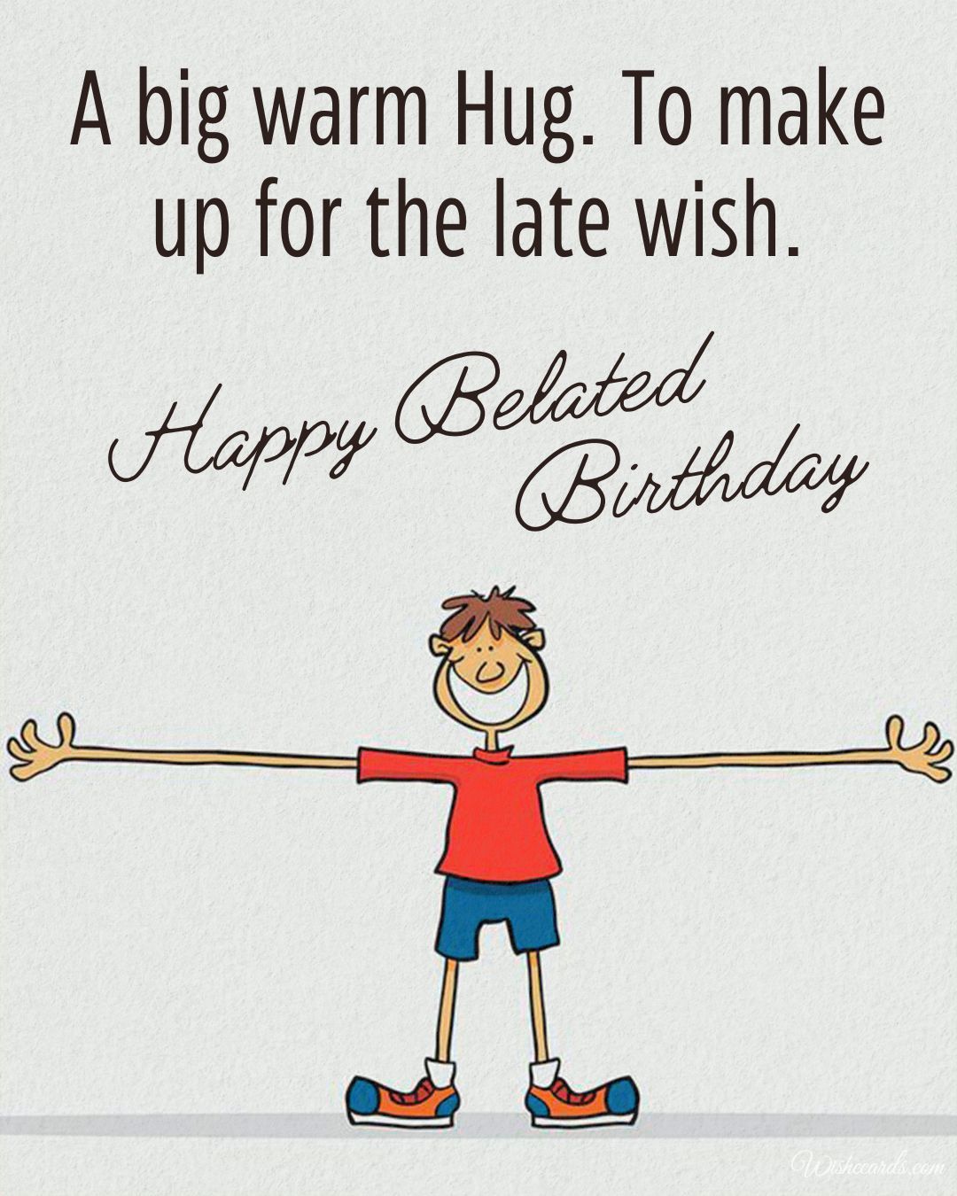 Belated Birthday E-card Funny